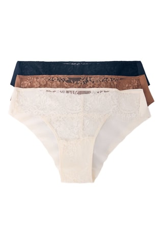 3 slip - Nero e marrone