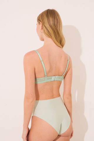 Slip a vita alta - Verde acqua