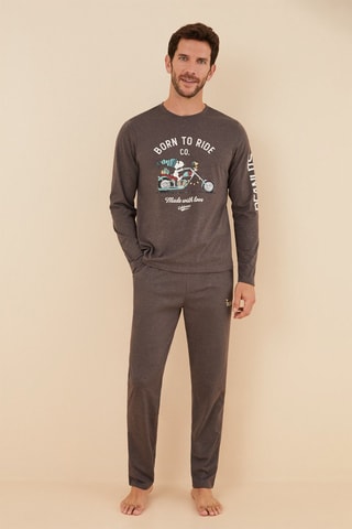 Pigiama Snoopy - Grigio