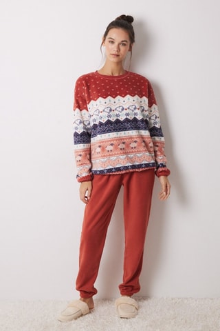 Pigiama Snoopy Snoopy & Peanuts - Rosso mattone
