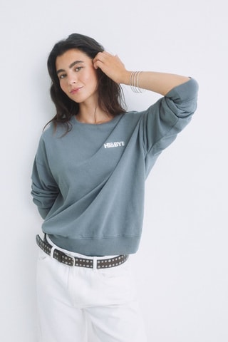 Felpa in pile - Grigio scuro