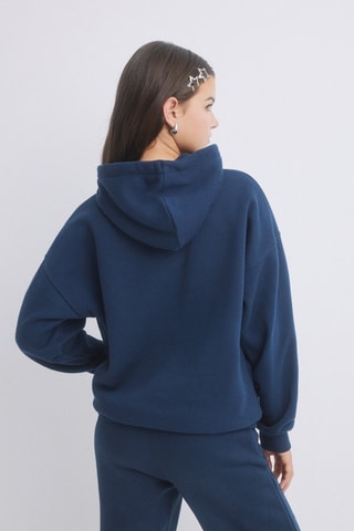 Felpa in pile - Navy