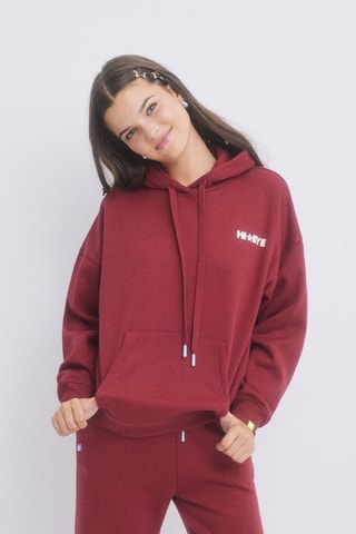Felpa in pile - Rosso