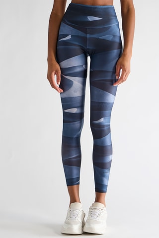 Leggings 7/8 a vita alta - Blu