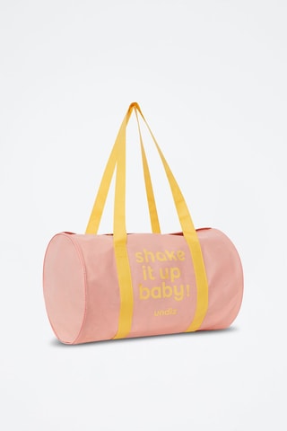 Mala bowling em algodão biológico - Rosa-maquilhagem