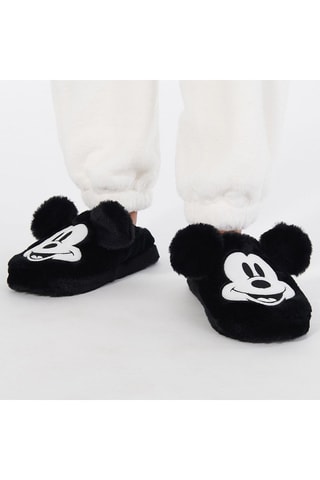 Pantufas Mickey Disney - Preto