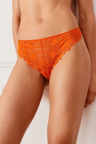 LINGERIE BAS LINGERIE TANGA WONDERFULIZ ORANGE