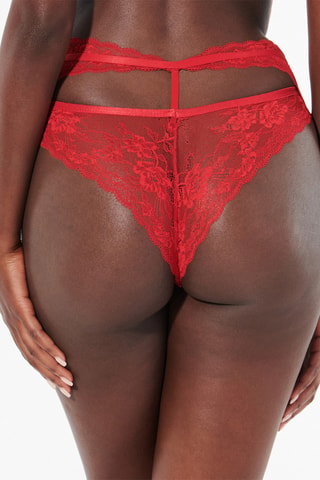 LINGERIE BAS LINGERIE TANGA FANTASMIZ ROUGE