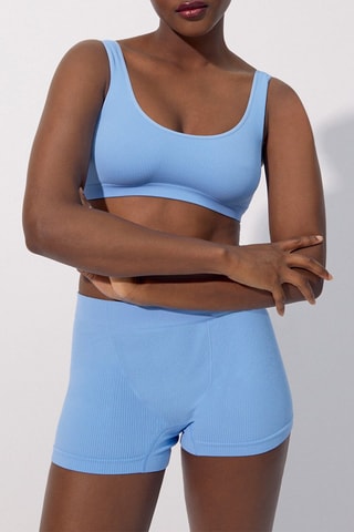 Panties de cintura subida Astucieusiz - Azul-celeste - Undiz