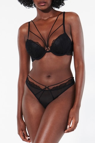 Reggiseno push-up Nastriniz - Nero
