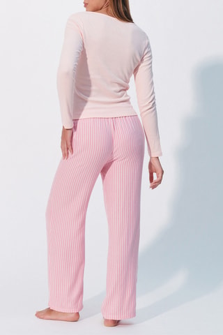 Calças Laliz - Rosa e branco