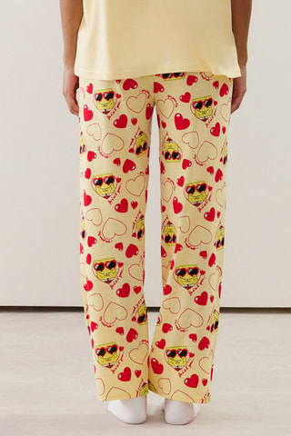 Calças de pijama Bob esponja - Amarelo