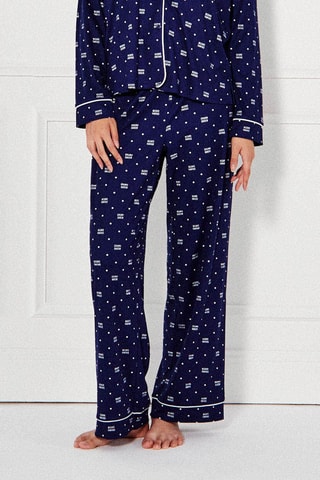 Calças de pijama - Azul-marinho