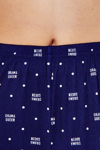 Calças de pijama - Azul-marinho