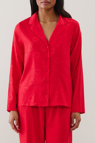 Camisa de pijama Lanaiz - Vermelho