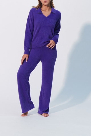 Camisola de pijama Fluffiliz - Violeta - Undiz