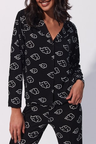 Camisa de pijama Akatsuki Naruto - Preto - Undiz