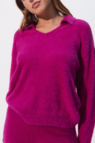 Camisola de pijama Fluffiliz - Fúcsia - Undiz