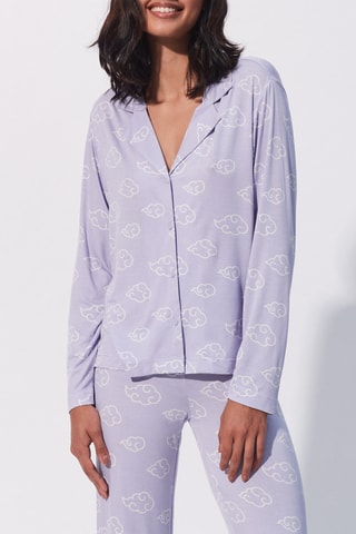 Camisa de pijama Timeoliz - Lilás - Undiz