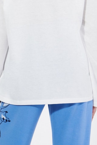 T-shirt de pijama Lilo e Stitch Disney - Branco