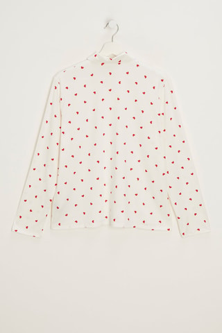 Camisa Aimiz - Branco e vermelho