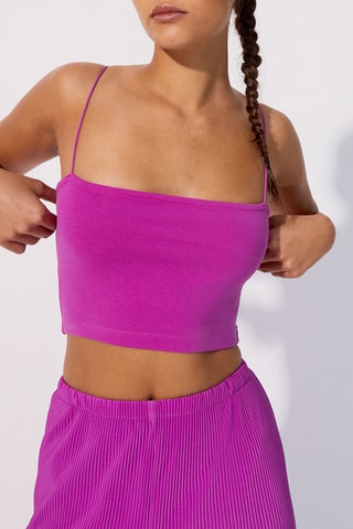 Crop top de pijama Juliz - Fúcsia - Undiz
