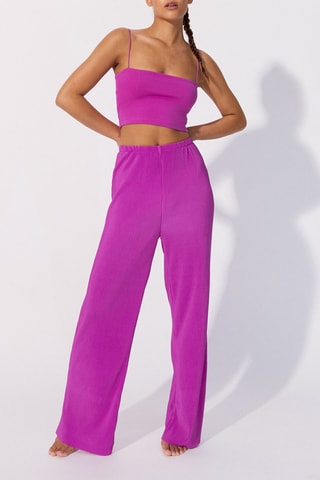 Crop top de pijama Juliz - Fúcsia - Undiz