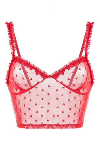 Crop top Glossieriz - Vermelho