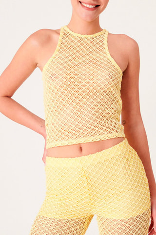Crop top Beacheriz Amarelo