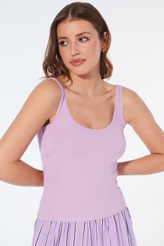 Top de pijama - Violeta-claro