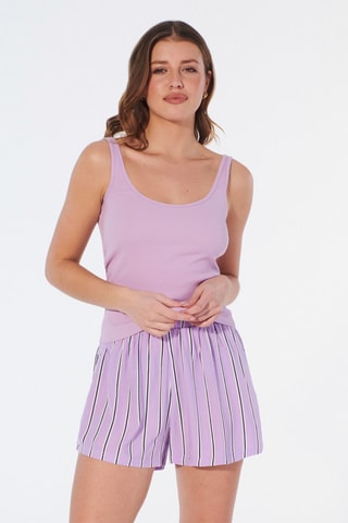 Top de pijama - Violeta-claro