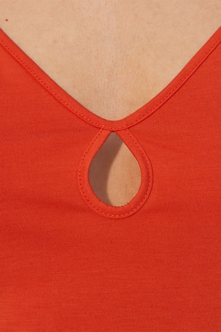 Vestido direito Ovaliz - Laranja