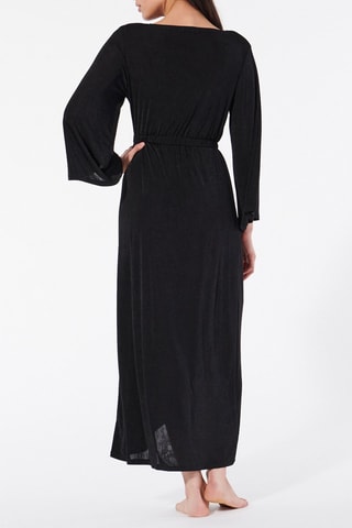Vestido traçado Maldiviz - Preto - Undiz