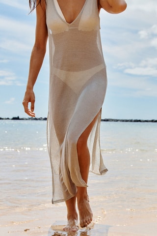 Vestido de praia Champagniz - Cinzento-claro - Undiz