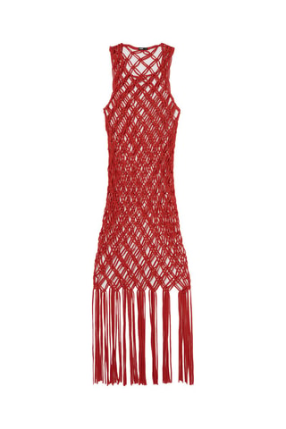 Vestido de praia Bicramiz - Vermelho-tijolo - Undiz