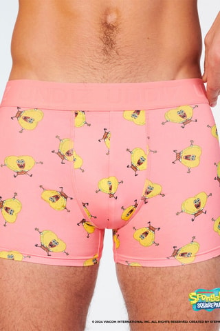 Boxers Bob Esponja Repeatiz - Rosa e amarelo