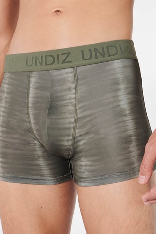 Boxers tie and dye Repeatiz - Verde-esmeralda e cinzento