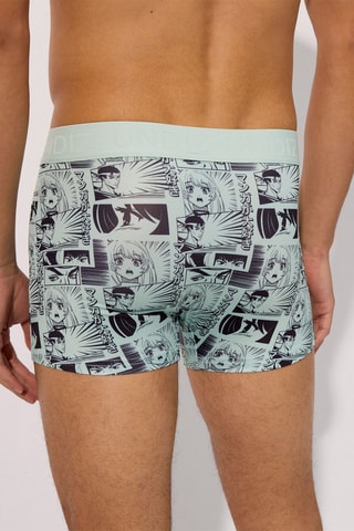 Boxers Repeatiz Mangoriz Verde-água