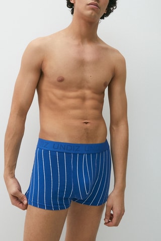 Boxers Repeatiz Lignbleuiz - Azul-elétrico