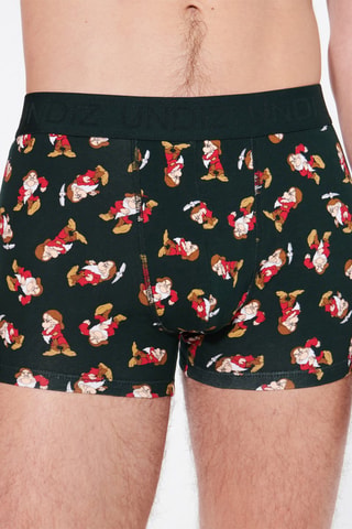 Boxers Grumpy Branca de Neve Disney - Verde-escuro