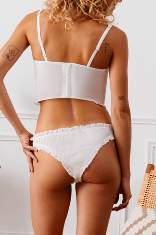 Crop top em bordado inglês - Toupeira