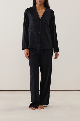 Camisa de pijama - Preto