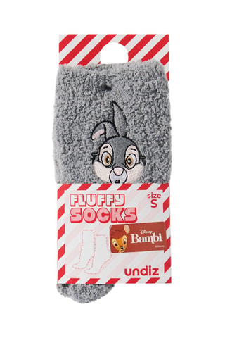 Meias Tambor Bambi Disney - Cinzento-claro - Undiz