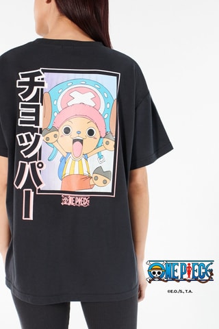 T-shirt de pijama Tony Chopper One Piece - Preto
