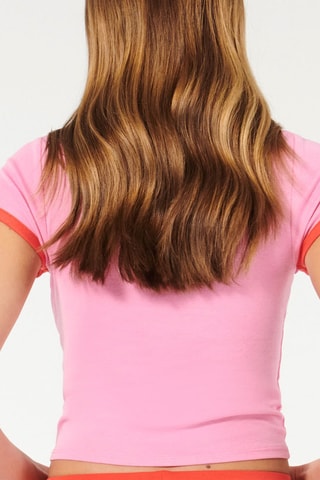T-shirt Jutiz - Laranja e rosa