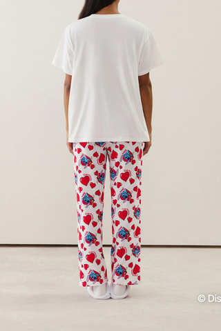T-shirt de pijama Stich Lilo e Stitch Disney - Cru