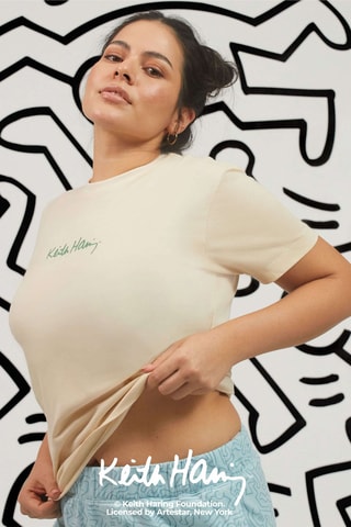 T-shirt Keithiz - Bege