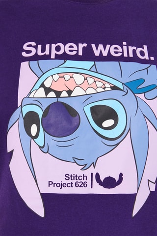 T-shirt Stitch Lilo e Stich Disney Engbasicstitchiz - Violeta