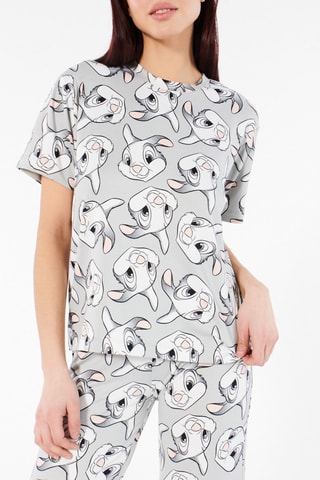 T-shirt de pijama Panpanliz - Cinzento