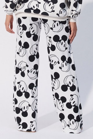 Sweat de pijama Mickey Disney - Branco e preto